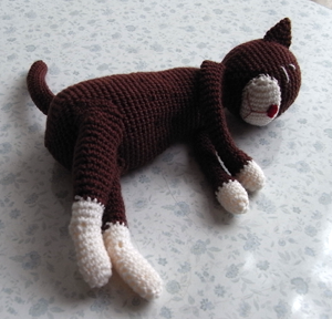 【3時のあなたページ】まんまる猫背の黒猫さんのあみぐるみ 3時のあなたページ】まんまる猫背の黒猫さんのあみぐるみ 3時の